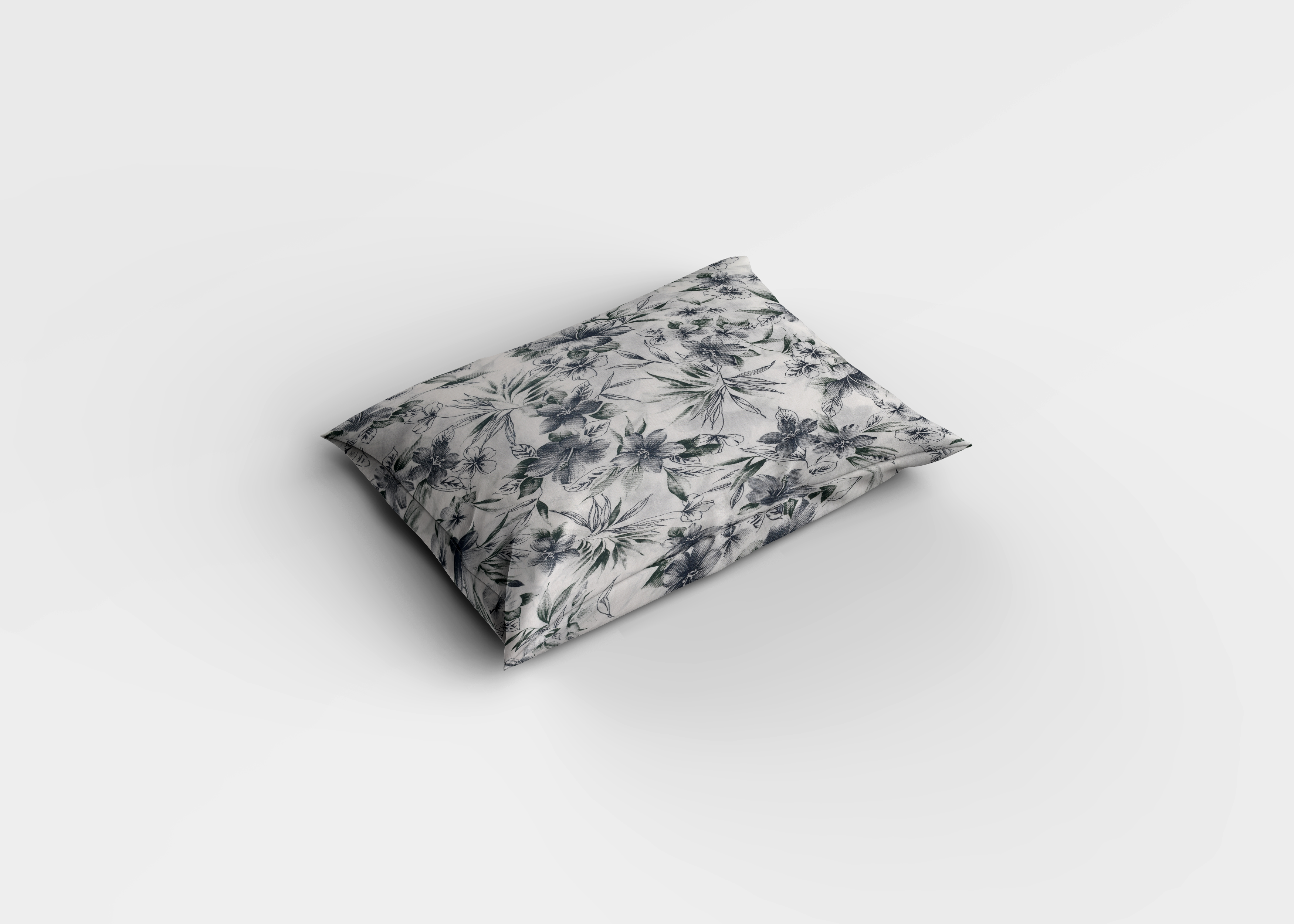 Botanik Çiçek Desenli Pamuklu Nevresim Takımı | Lastikli Çarşaflı