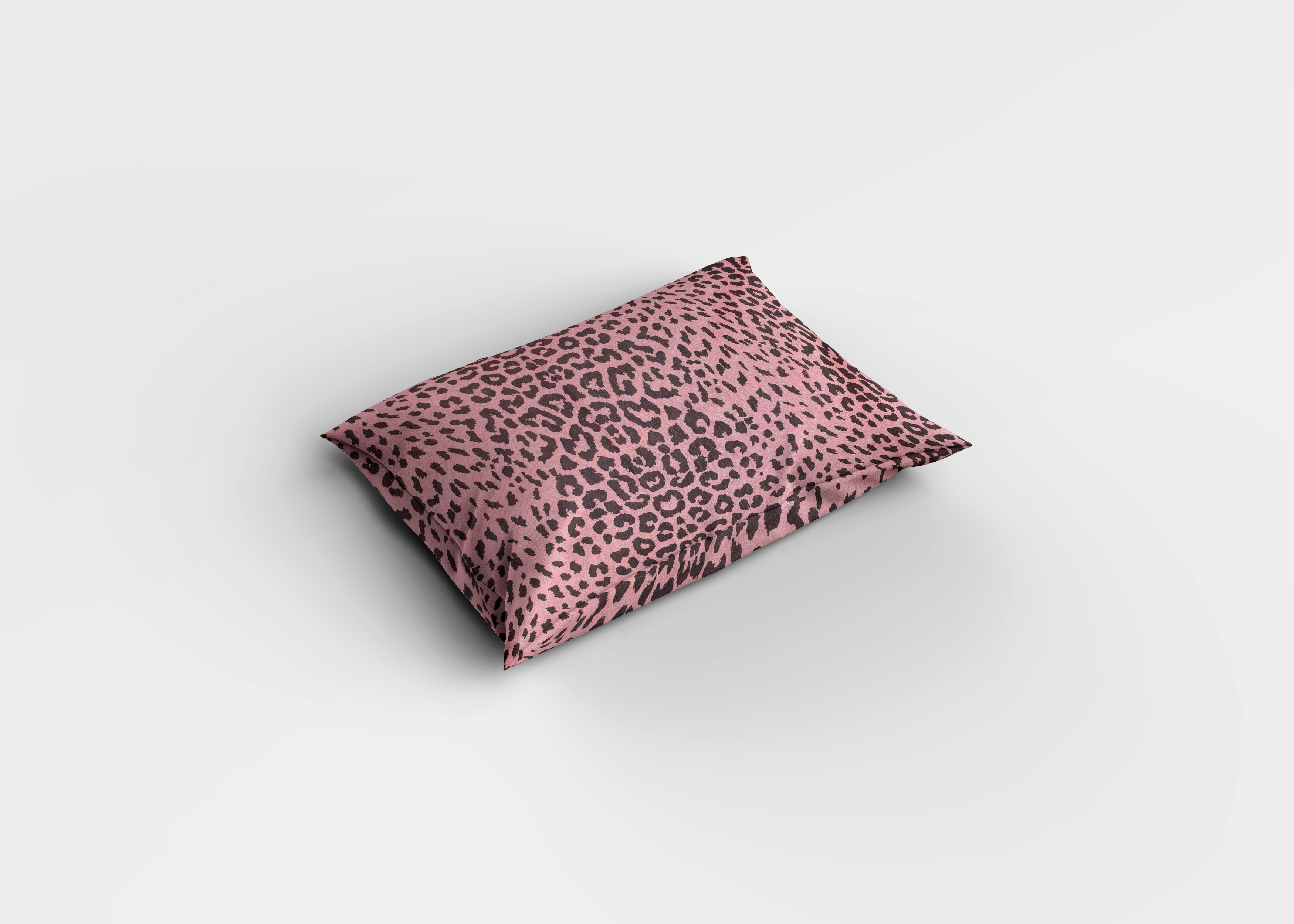 Pembe Leopar Desenli Pamuklu Nevresim Takımı | Lastikli Çarşaflı