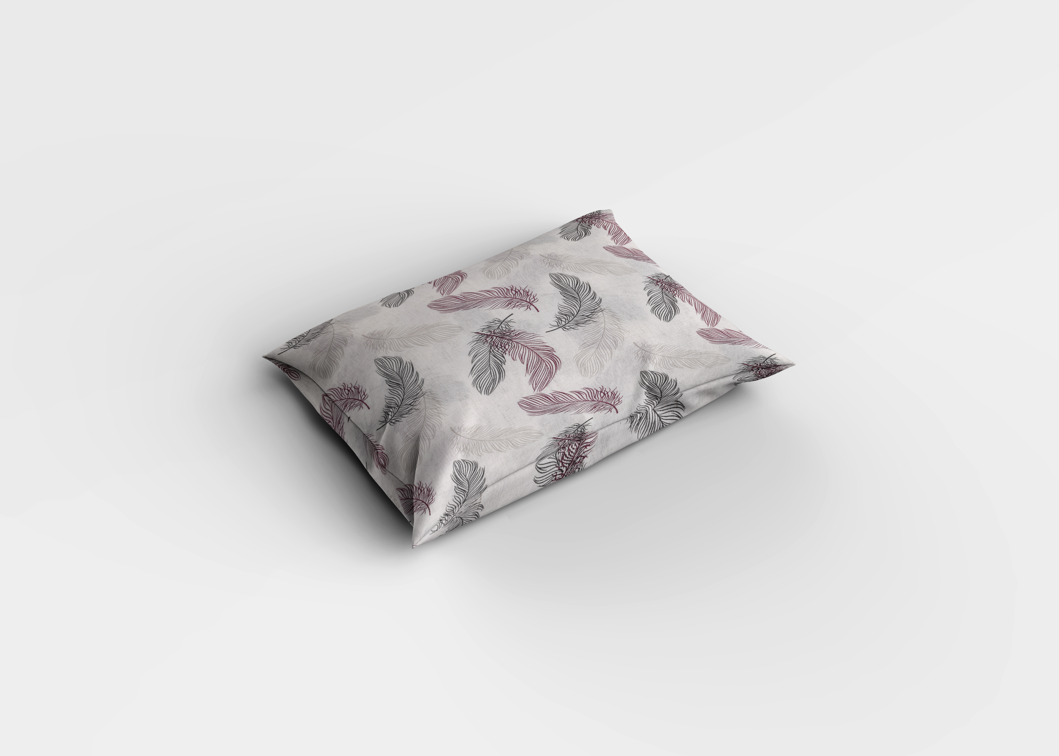 Pudra Tüy Desenli Pamuklu Nevresim Takımı | Lastikli Çarşaflı